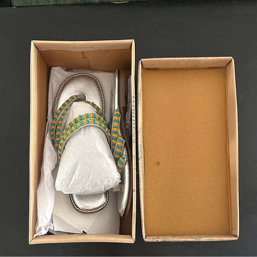 Free People Sandals with beaded Straps